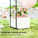 Outsunny Garden Arch, 2.4 m High x 1.5 m Wide Metal Outdoor Wedding Arch