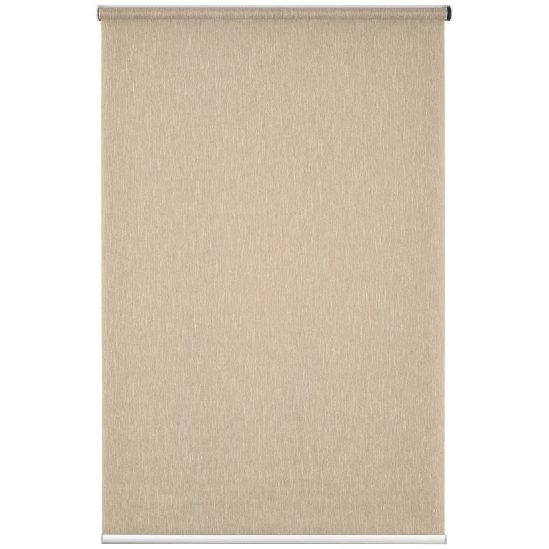 HOMCOM WiFi Smart Roller Blinds 120 x 180cm - Brown