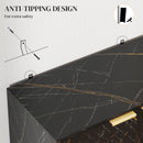 HOMCOM Sideboard, Buffet Cabinet with 2 Doors and Adjustable Shelves