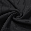 Fashionable Short Sleeve Polo T-Shirt - Black
