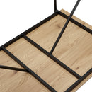 Livingandhome Wooden 4-Seater Dining Table