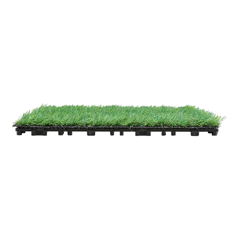 Breeins Interlocking Green Lawn Grass Tile Set