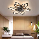 Cottonfy UK Elegant Floral LED Fan Light