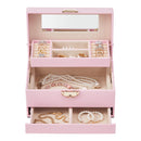 Sheonly Lockable Jewellery Storage Box with Drawer