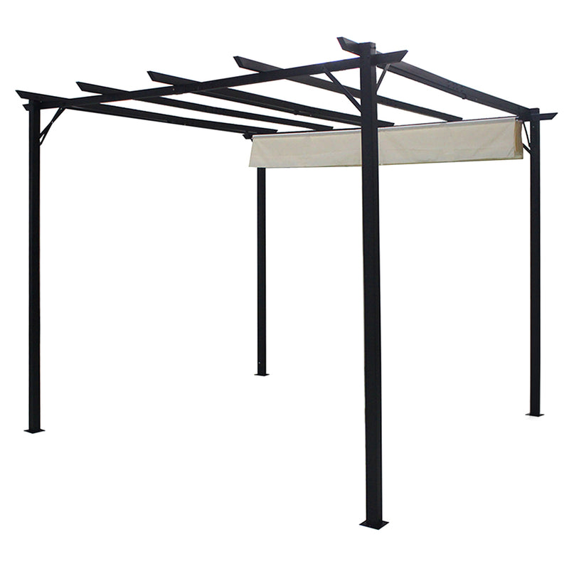 Breeins Sun Shelter Steel Pergola for Outdoors
