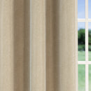 Enhanced Living Chester Natural Eyelet Thermal Noise Reducing Blackout Curtains - Pair