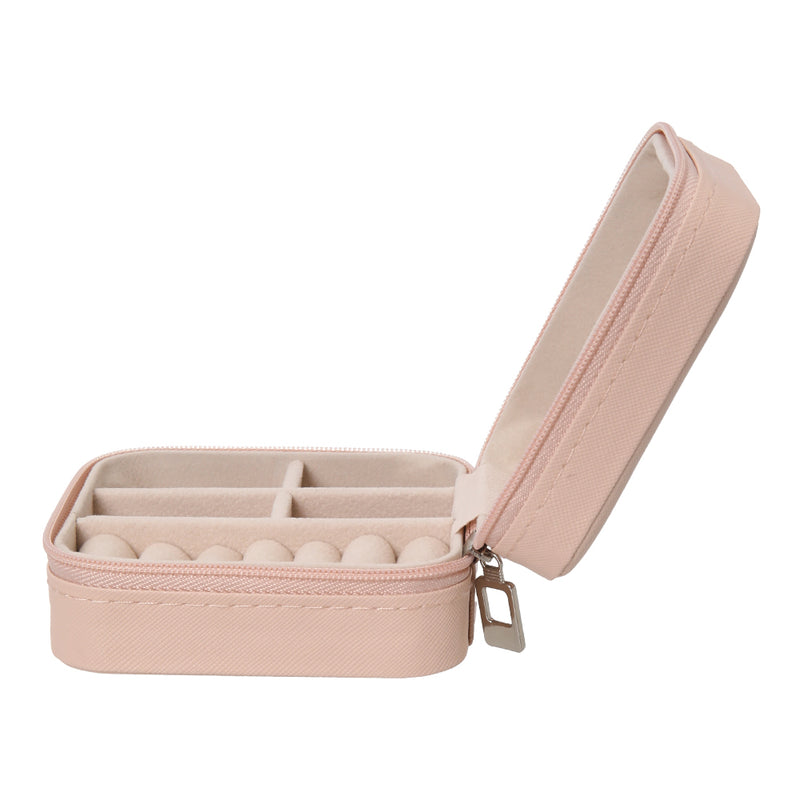 Sheonly Portable Small Faux Leather Jewellery Box
