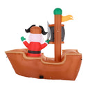 Lifeideas 1.8M Inflatable Pirate Santa Decoration