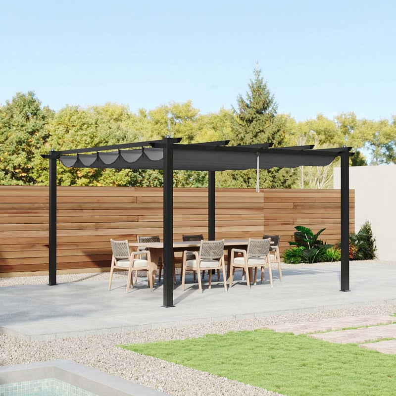Breeins Retractable Roof Pergola with Weatherproof Canopy