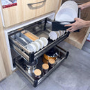 Lifeideas Stainless Steel Cabinet Pull-Out Basket