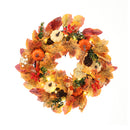 Autumn Harvest Wreath With LED Lights