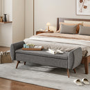 Livingandhome Modern Linen Storage Bench