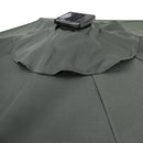 Garden Sanctuary Round Cantilever Parasol With Solar-Powered LED Lights