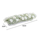 Lifeideas Silk White Rose Row for Decoration