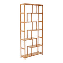 Livingandhome 7-Tier Wooden Bookcase Display Stand