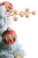 Lifeideas 2-Pack Artificial Christmas Trees with LED Lights and Decorations