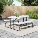 Breeins Foldable Picnic Table And Bench Set