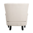 Livingandhome Upholstered Armchair with Nailhead Trim