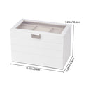 Sheonly 4-Tier Jewellery Storage Box with Transparent Lid