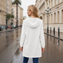 Waterproof Hooded Jacket - White