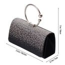Modishion Rhinestone Evening Clutch Bag With Crossbody Shoulder Chain