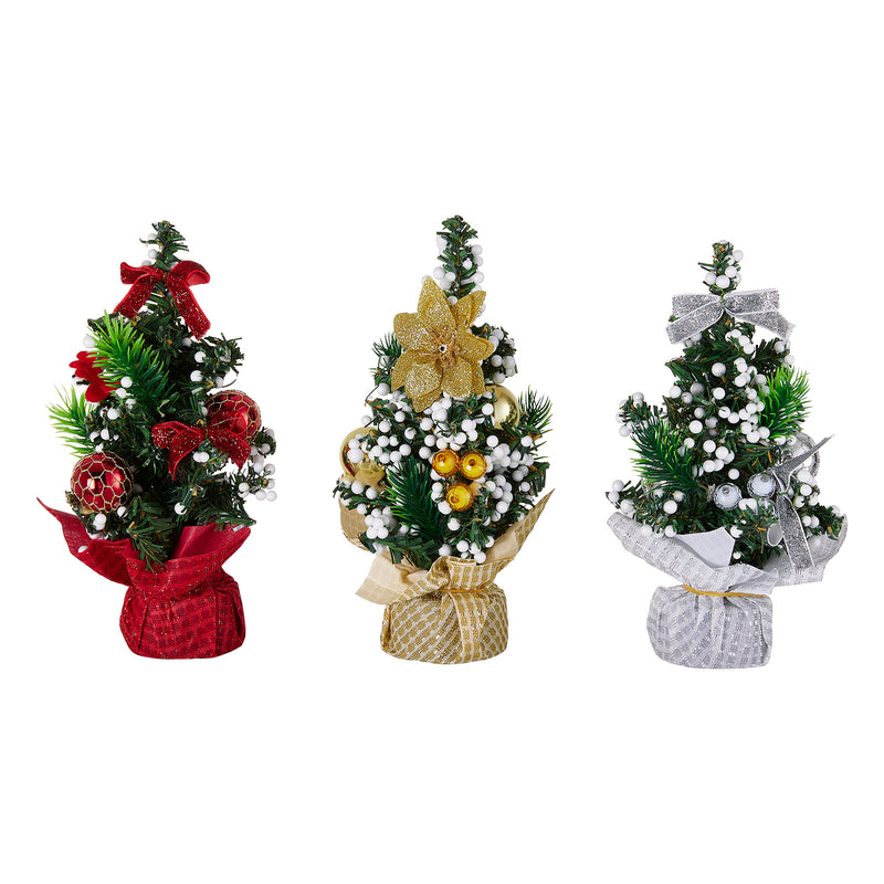 Lifeideas 3PCS Mini Tabletop Christmas Trees