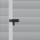 Livingandhome Garden Plastic Storage Shed with Lockable Hinged Door