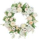 Lifeideas Vibrant Faux Peony Wreath Decoration