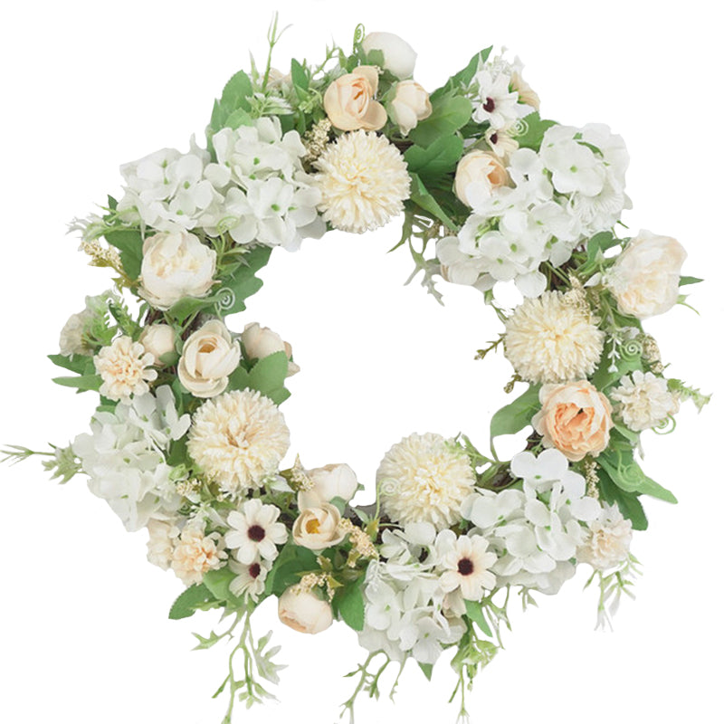 Lifeideas Vibrant Faux Peony Wreath Decoration
