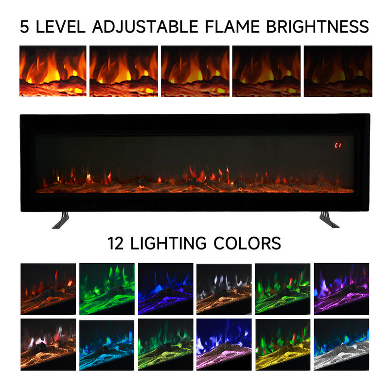 Wall Mount Electric Fireplace