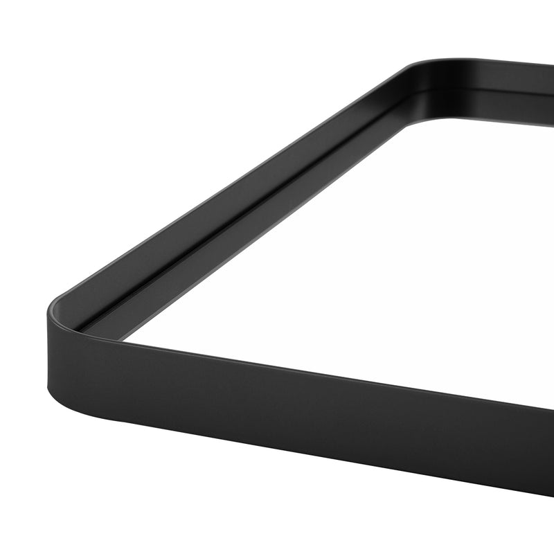 Livingandhome Rectangular Metal Framed Wall Mirror Decorative