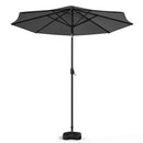 Livingandhome Outdoor Solar 24 LED Lights Patio With Crank For Patio Market With Base