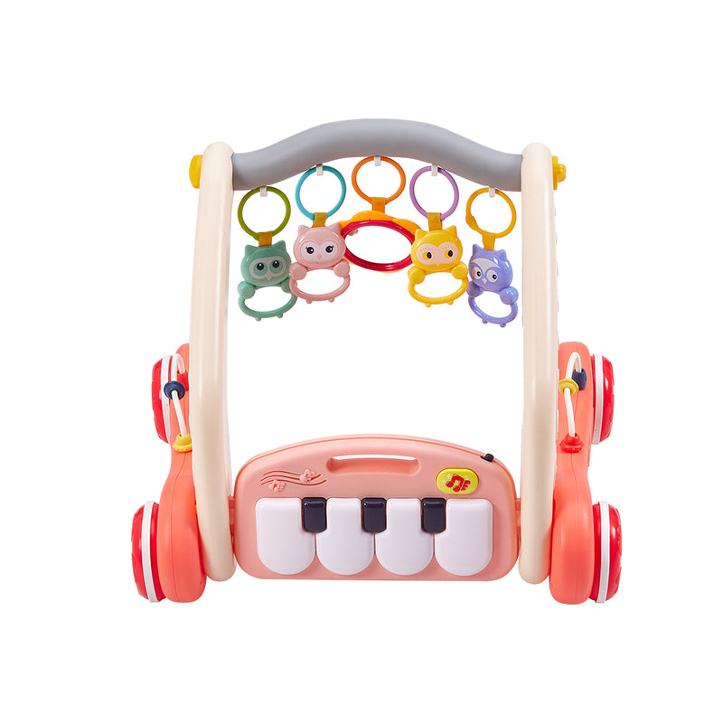 Kidkid 2-in-1 Baby Walker and Musical Play Mat