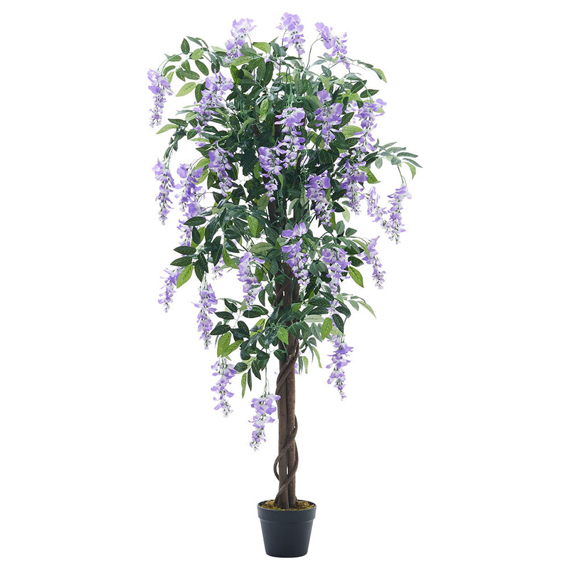 Breeins Potted Artificial Bean Flower Tree