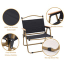 Breeins Portable Folding Camping Chair with Armrests