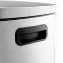 Lifeideas 50L Stainless Steel Step Open Trash Can