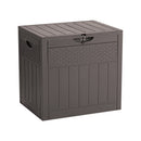 Breeins 126L PP Garden Storage Box With Combination Padlock