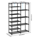 Lifeideas 9-Tier Large Open-Style Shoe Rack