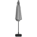 3M Large Rotating Patio Parasol for Outdoor Sunshade and Rain