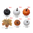 Assorted Halloween Plastic Leaves Pumpkins Set