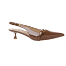 Slingback Pointed Closed Toe Heels Pumps Sandals