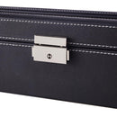 Sheonly 6-Slot Elegant Faux Leather Watch Display Case