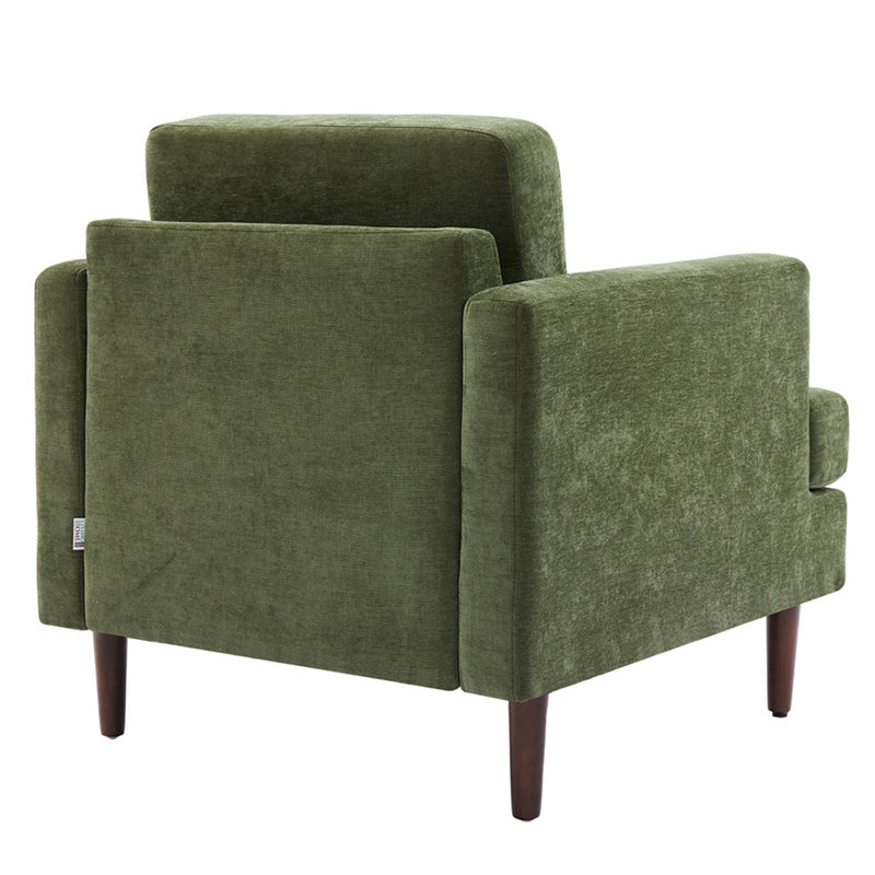 Livingandhome Minimalist Mid-Century Accent Armchair