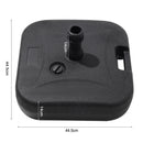 Garden Sanctuary PP Square Plastic Water and Sand Filled Freestanding Parasol Base