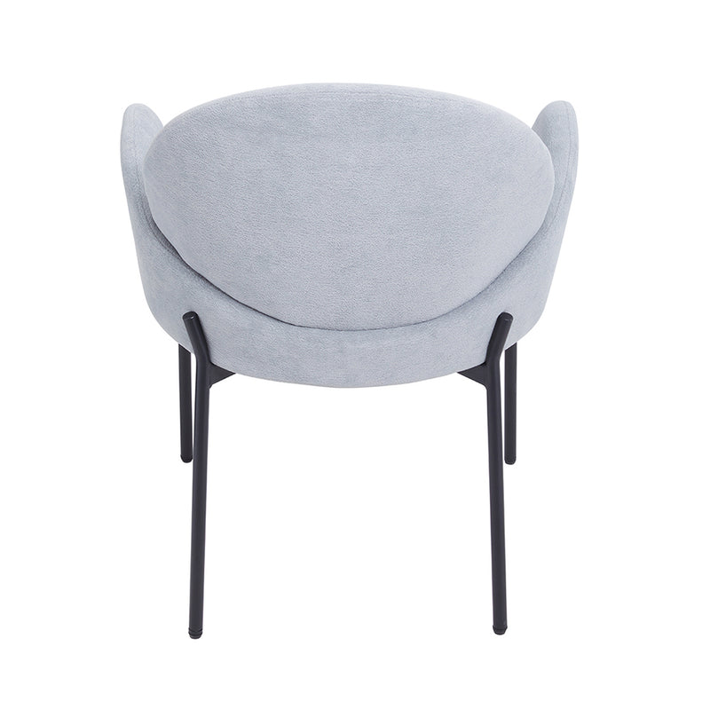 Livingandhome Set of 2 Modern Upholstered Armrest Chairs