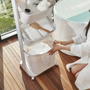 Lifeideas 3-Tier Rolling Laundry Basket