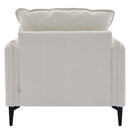 Livingandhome Comfortable Linen Sofa Armchair