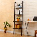 Cottonfy UK Slim Wooden Ladder Wall Shelf