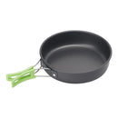 Breeins 9Pcs Portable Camping Cookware Set Outdoor Travel Picnic Pot Pan Cooking Kits