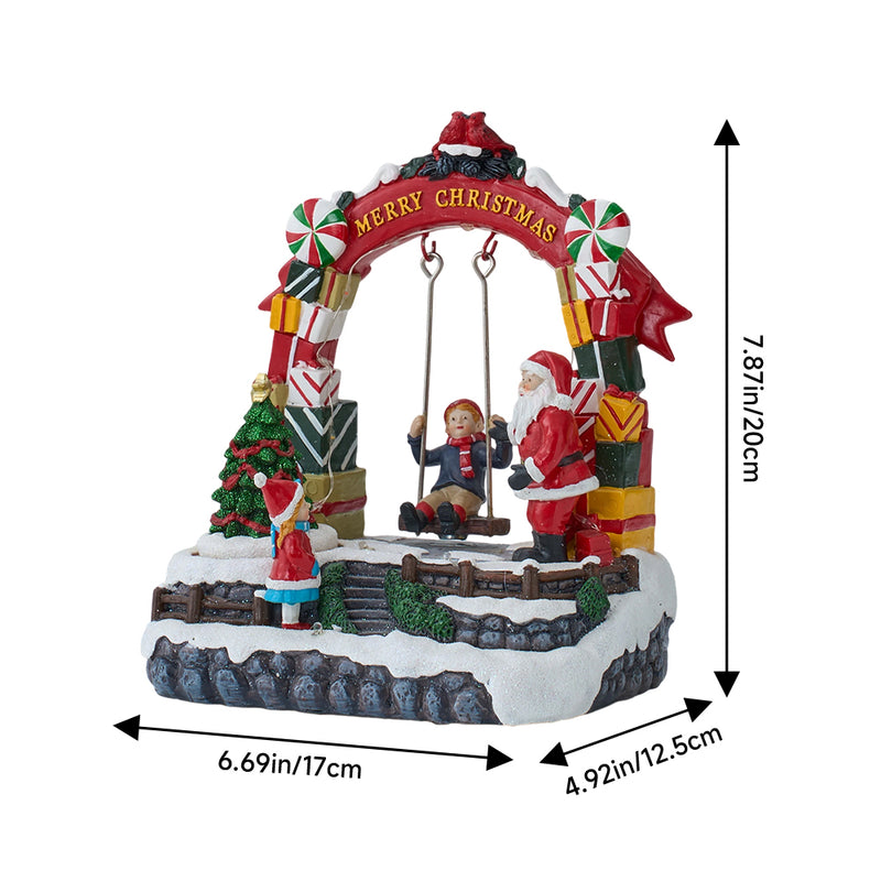 Lifeideas Christmas Music Box Ornaments With Lights